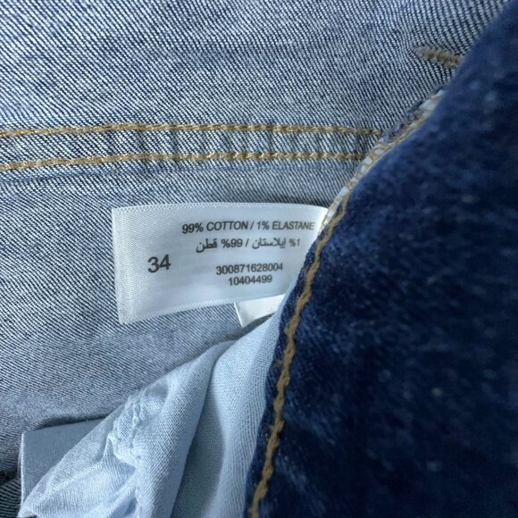 Nuon Rodeo Crop Jeans Distressed Medium Wash Mid Rise Women's Blue Size W34 - Picture 7 of 12